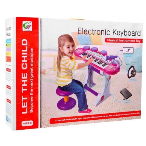 KEYBOARD dla dzieci z krzesełkiem 3 oktawy BB45D